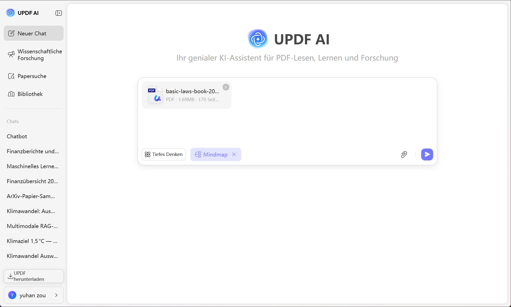 Erstellen Sie eine Mindmap