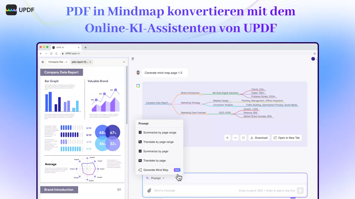 GPT 4O Mini UPDF Mindmap