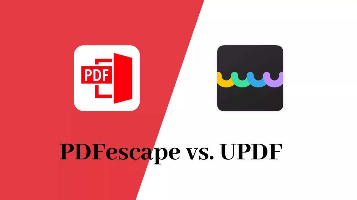 PDFescape vs. UPDF: Differenze e Vantaggi