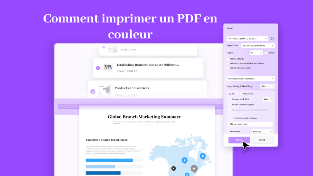 Comment imprimer un PDF en couleur | UPDF