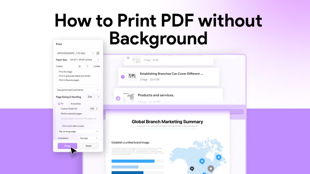 How To Print Pdf Without Background Colour