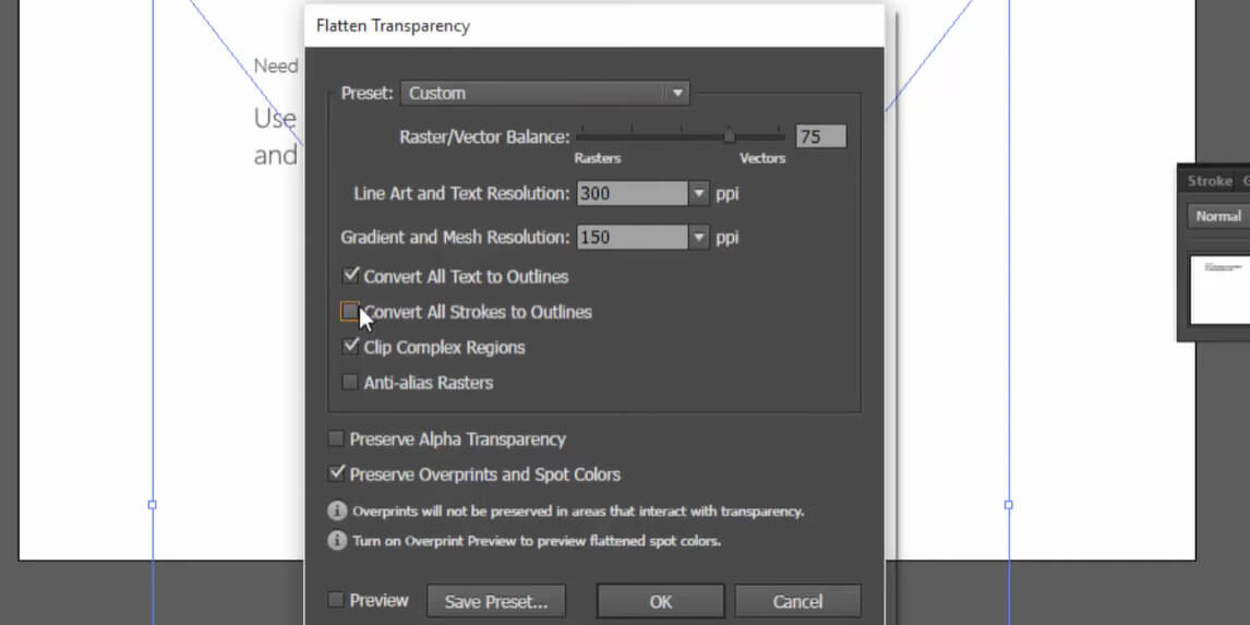 rasterize pdf illustrator
