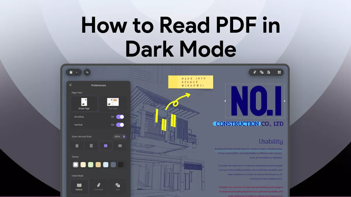 How to Read PDF in Dark Mode?