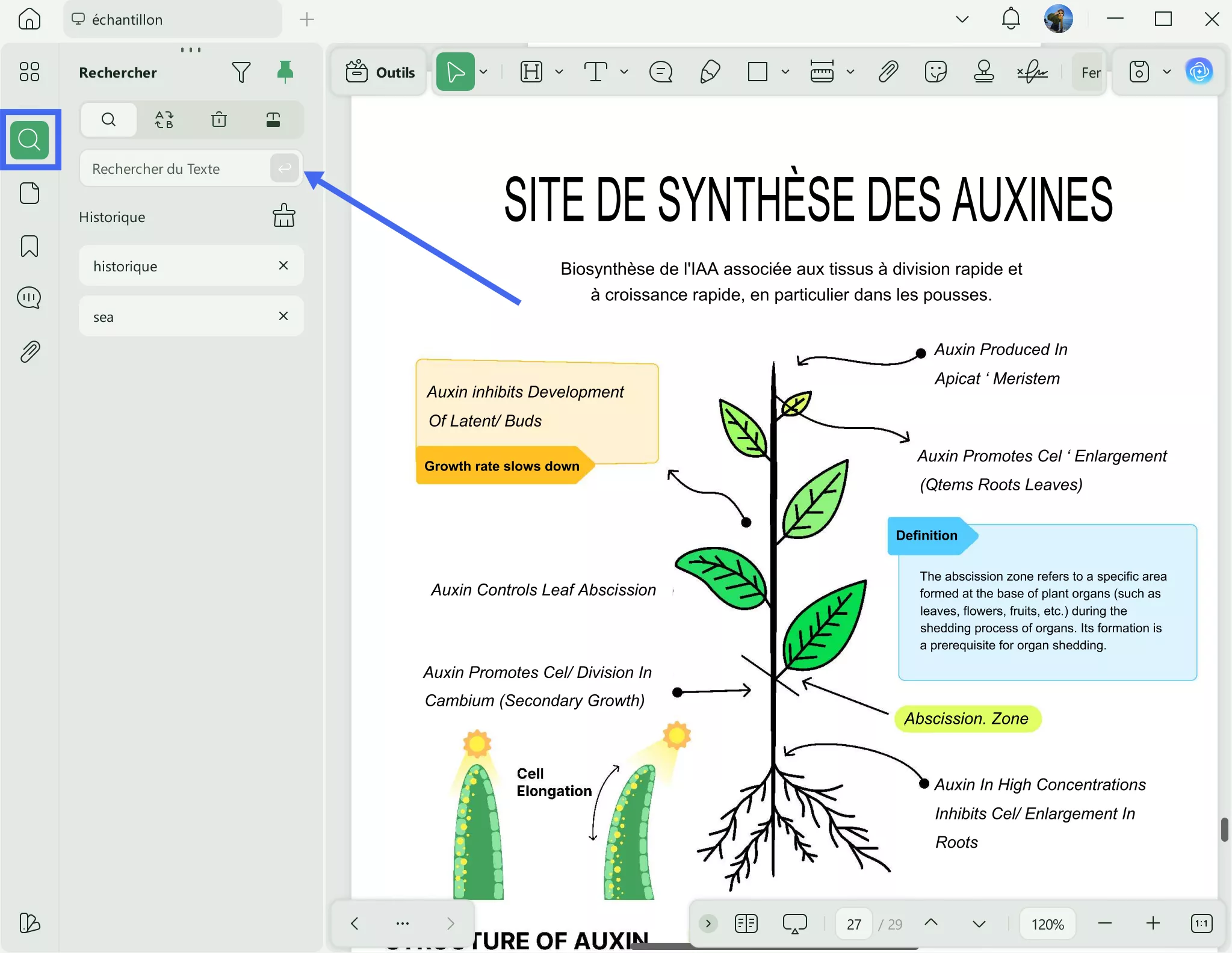 rechercher du texte dans un PDF avec UPDF
