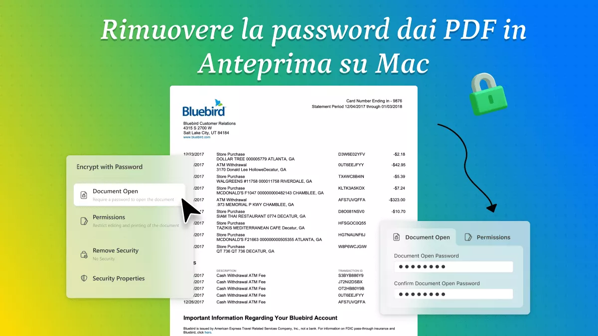 Come utilizzare Anteprima su Mac per rimuovere una password da un PDF?