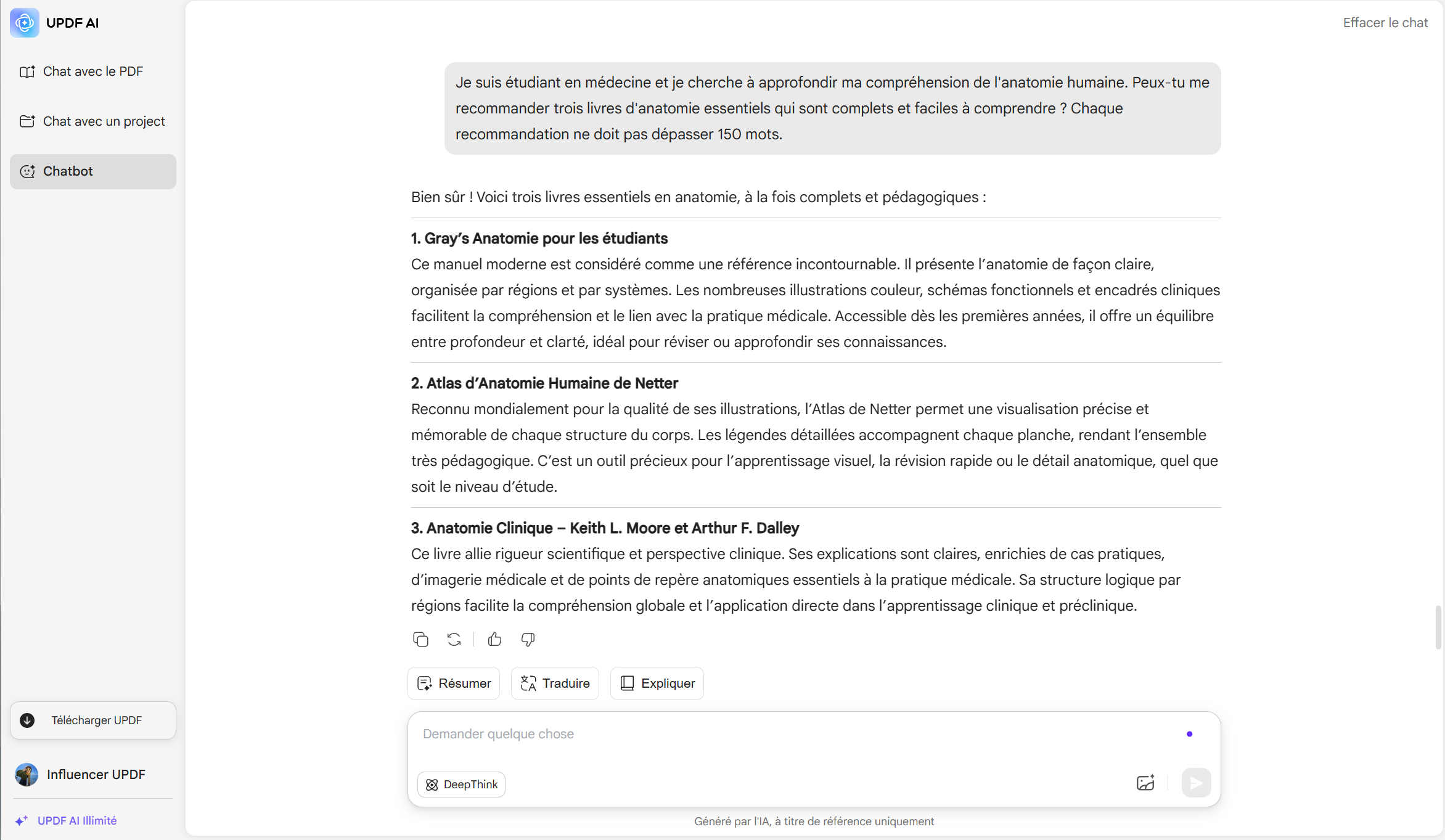 comment l'IA est-elle utilisée dans les soins de santé updf ai read