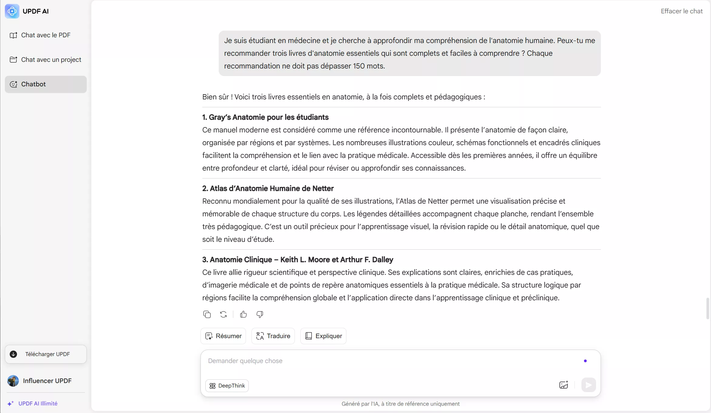 comment l'IA est-elle utilisée dans les soins de santé updf ai read