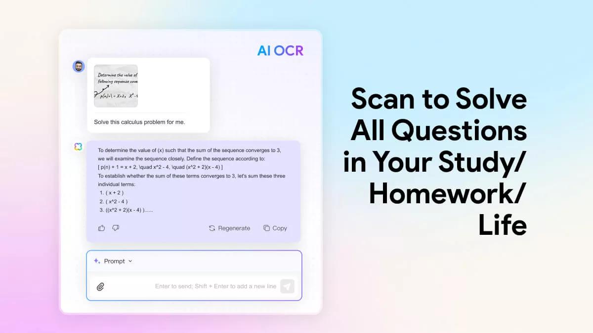 How to Scan to Solve Math and Other Problems Instantly with AI