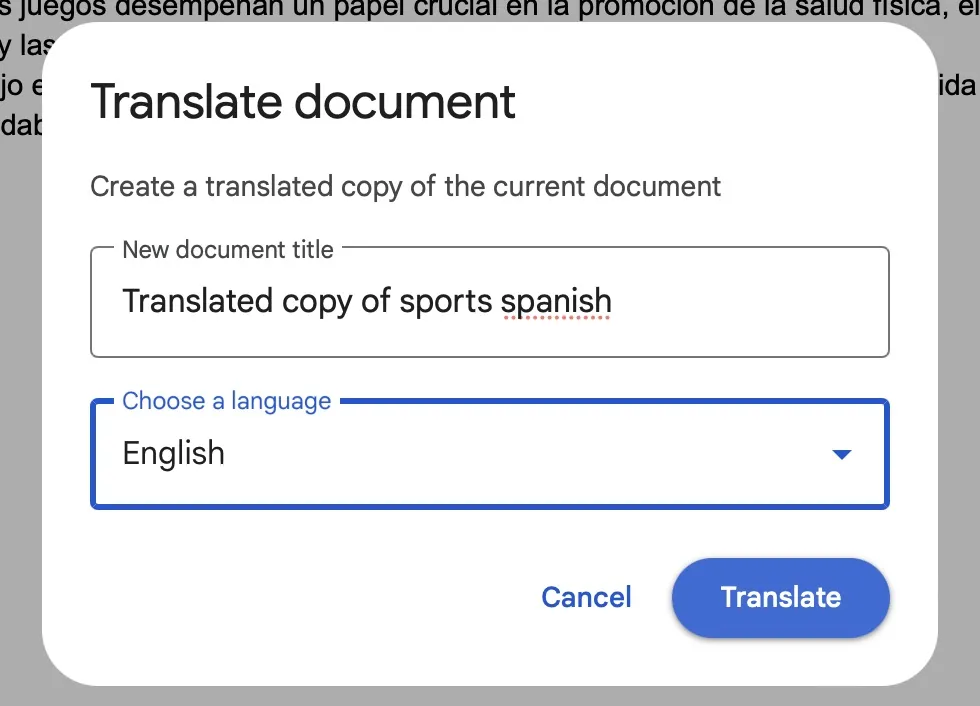 click on the translate icon to translate scanned PDF to English with UPDF