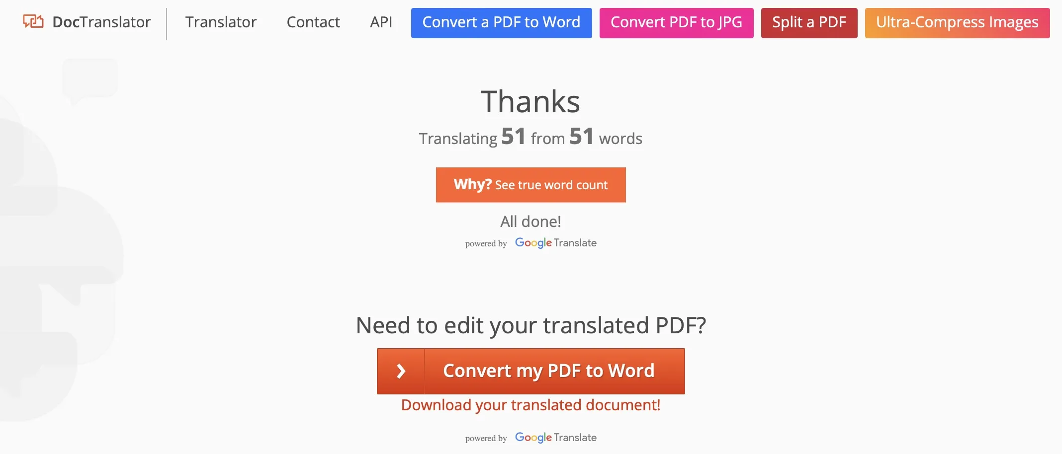 translate scanned pdf to english download