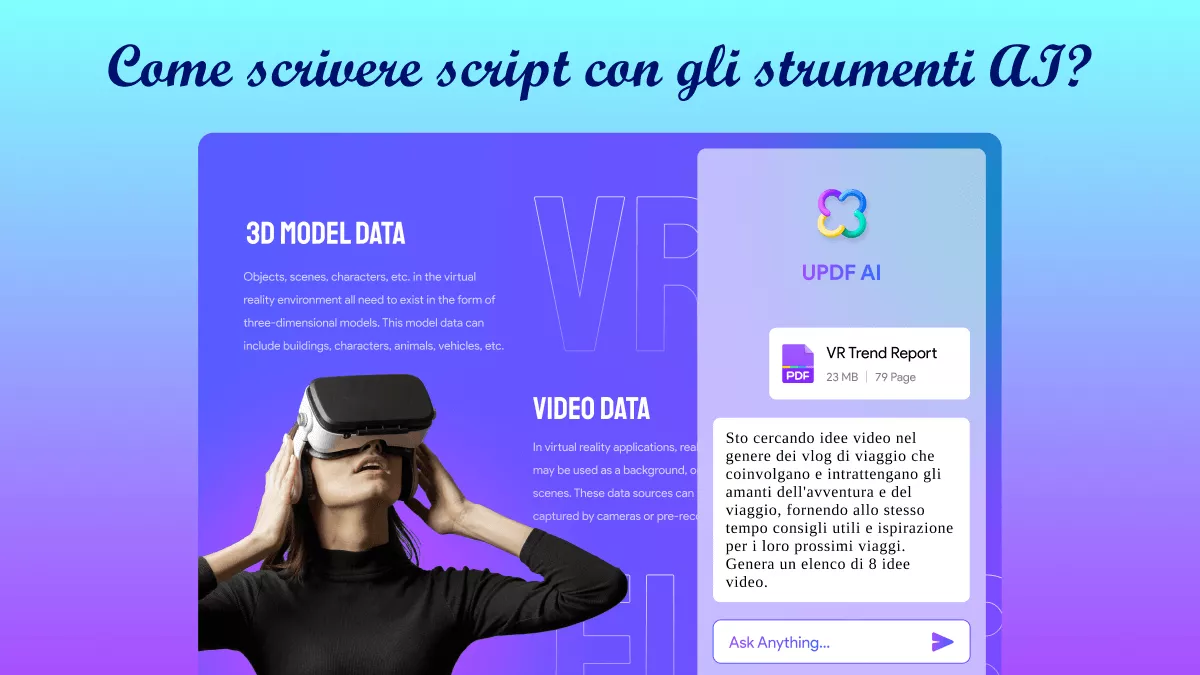 Scrivere script con il miglior generatore di script AI