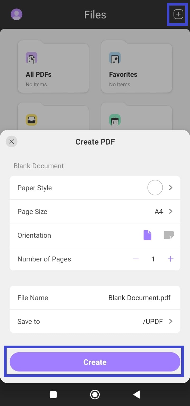 So senden Sie ein Foto als PDF an Android