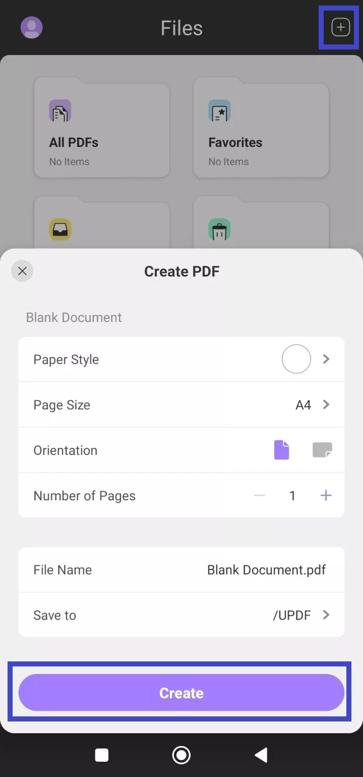 how to send a photo as a pdf android