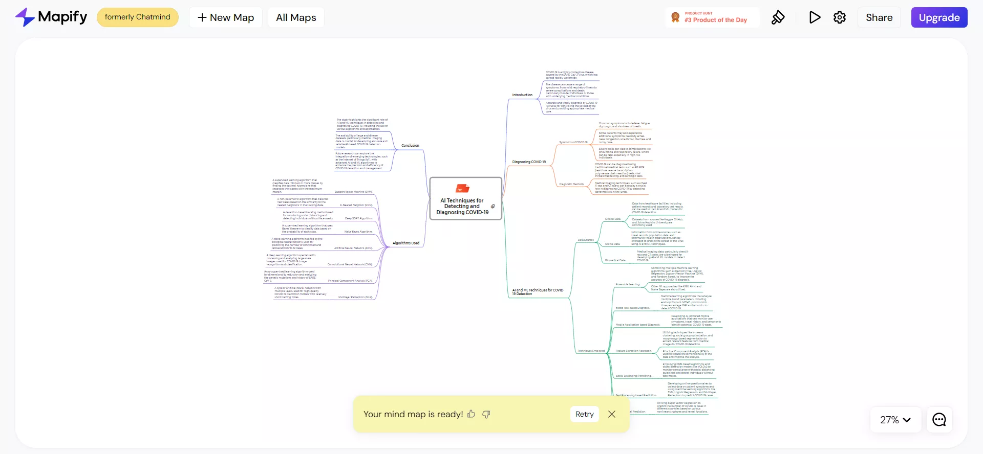 pdf vers carte mentale