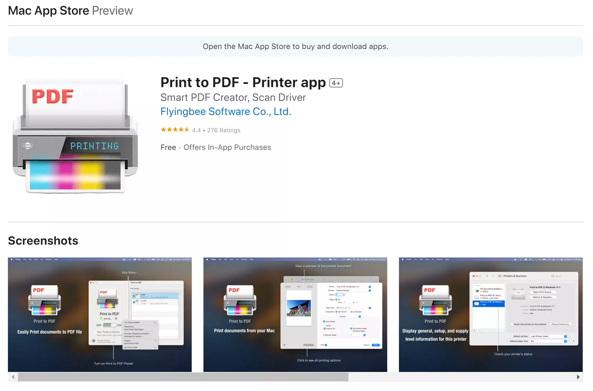 print to pdf printer app mac