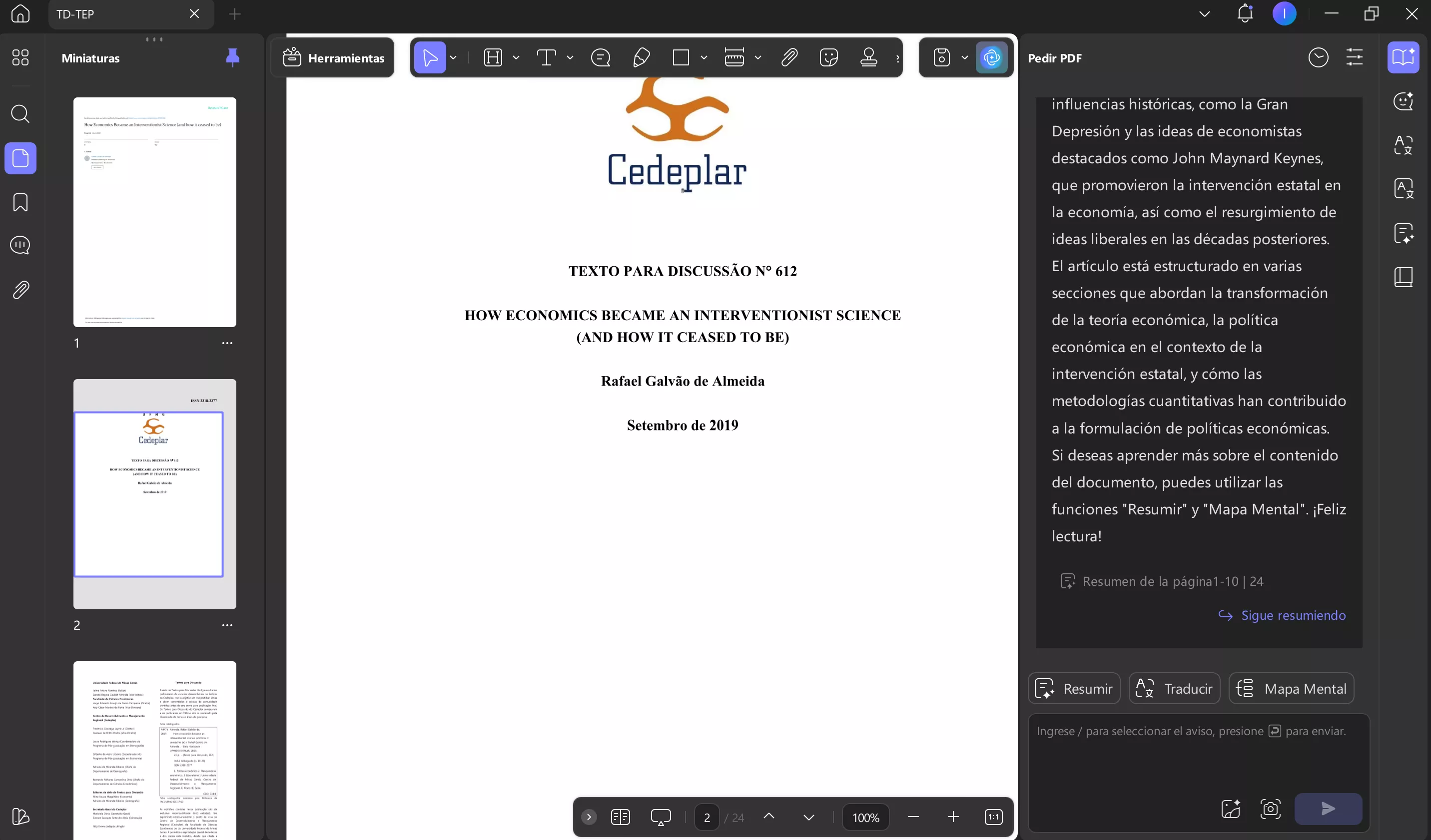 resumir pdf