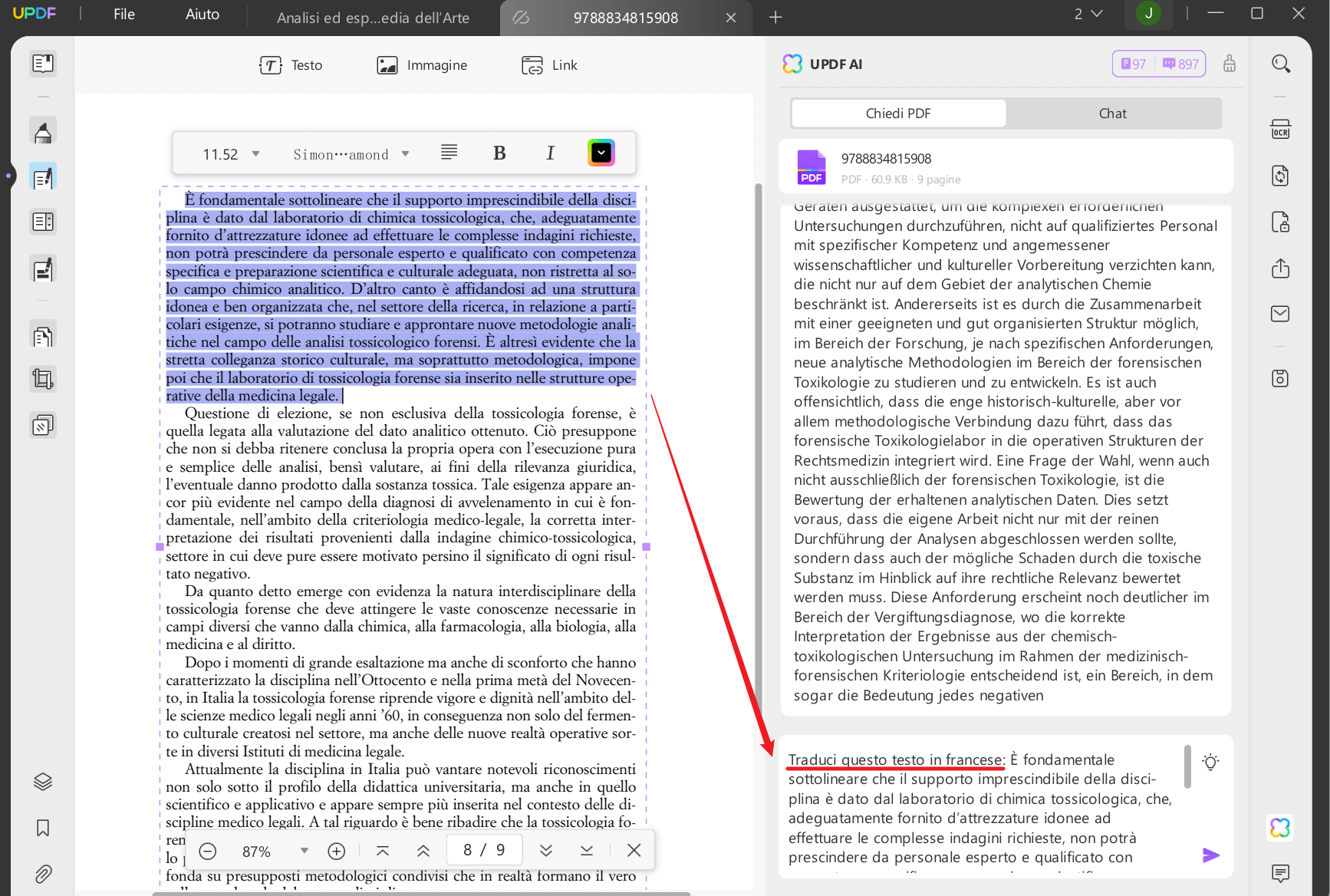 Traduci PDF