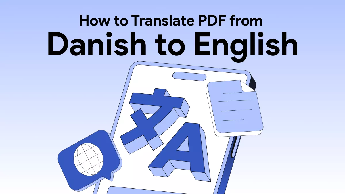 How to Translate PDF from Danish to English? (2 Ways)