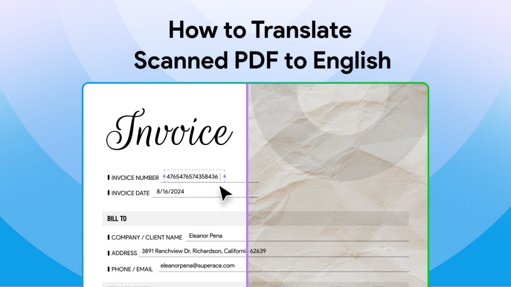 How to Translate Scanned PDF to English with OCR&AI? | [Official] UPDF