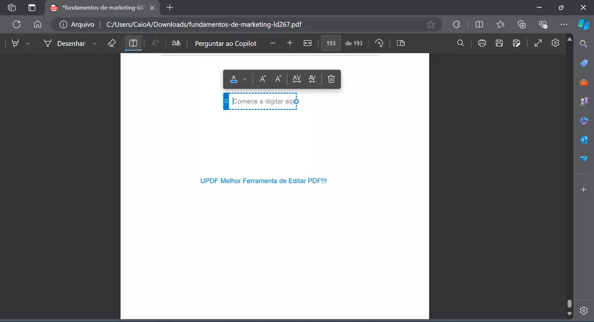 Adicionar Assinatura a PDF no Microsoft Edge