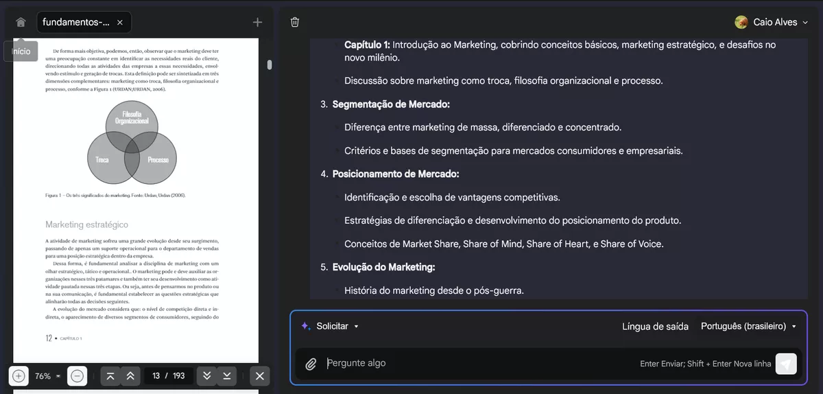 Conversar com Documentos