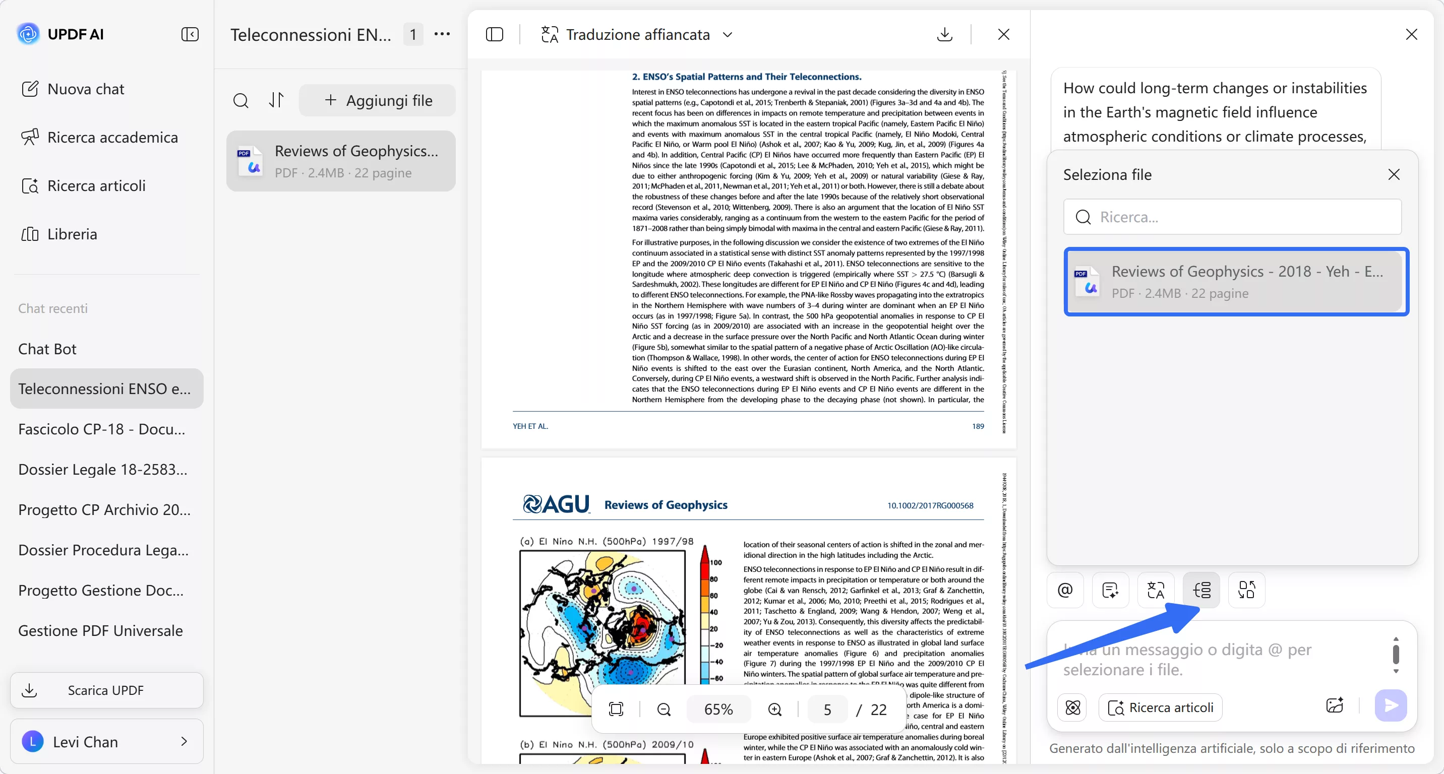 enter the pdf to mind map feature