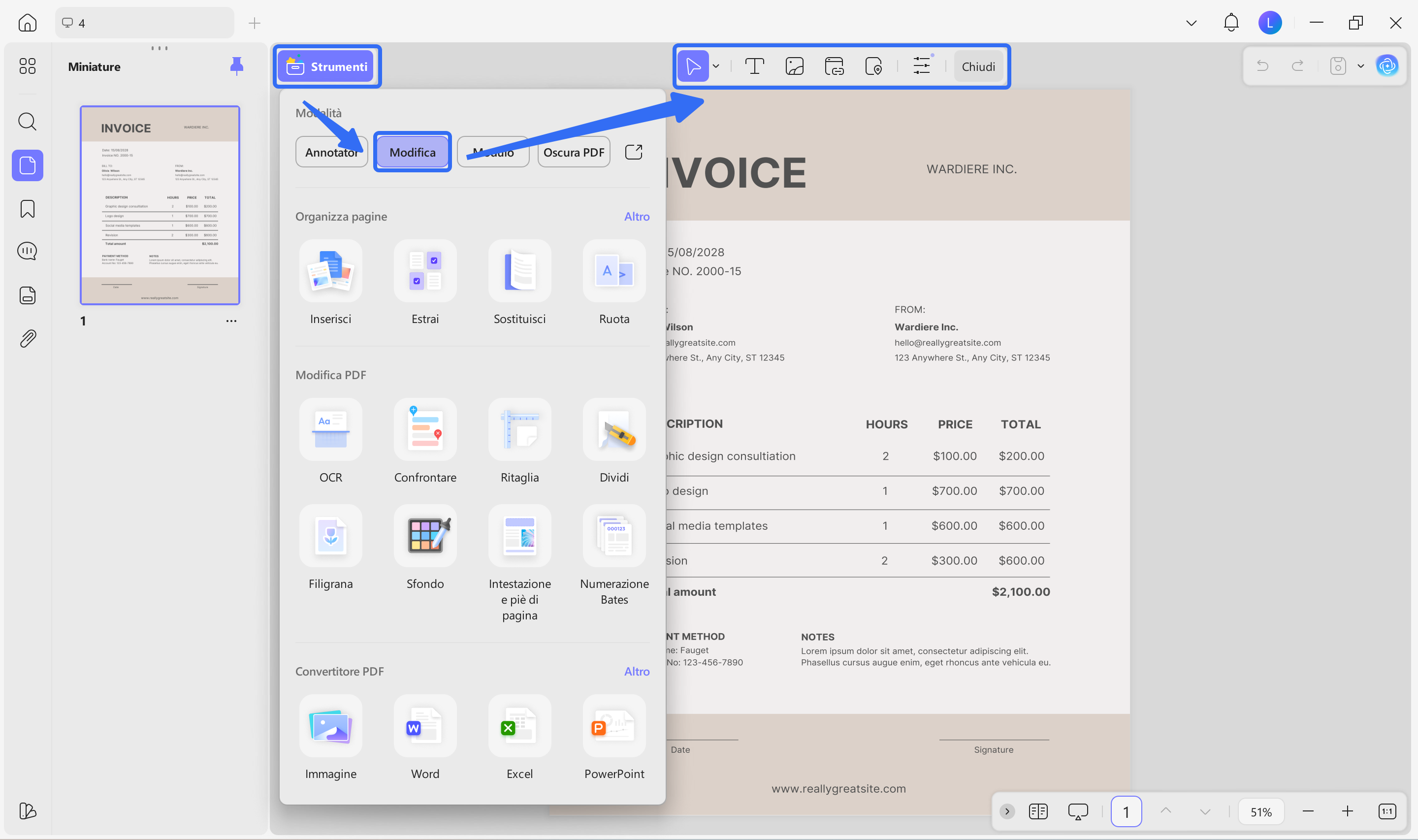 invoice template pdf edit pdf