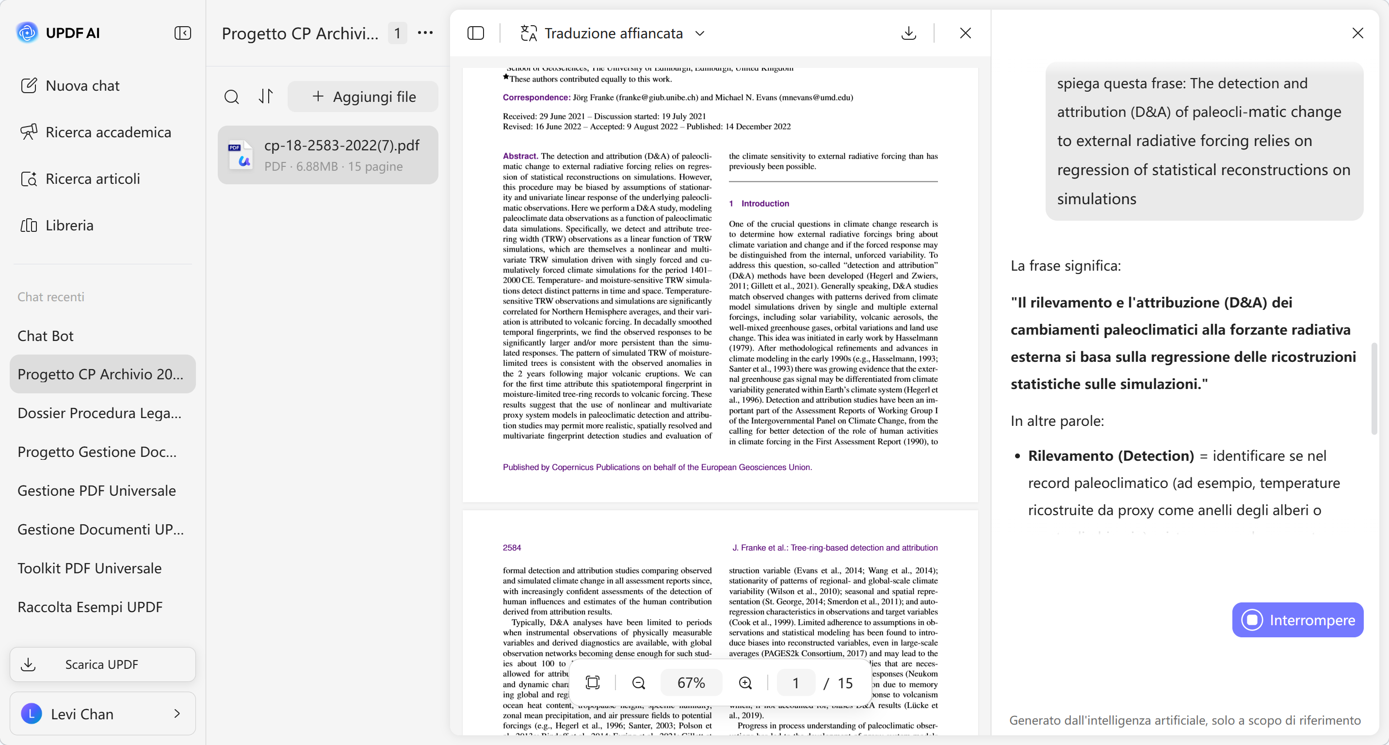 explain pdf with updf ai online