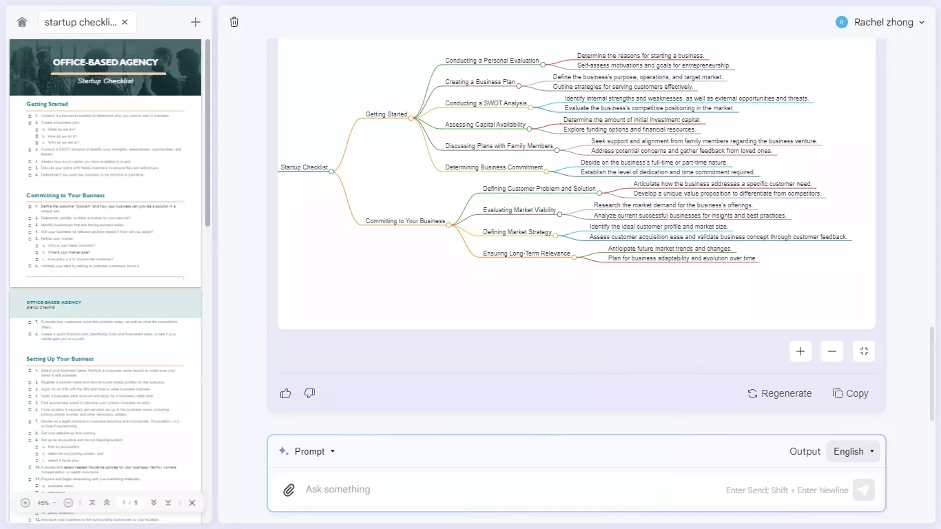 updf intro mind map