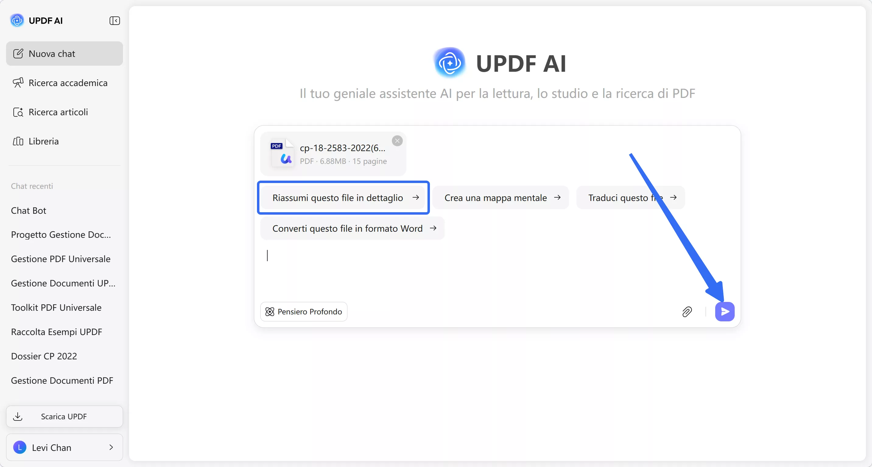 prompt ai to summarize pdf