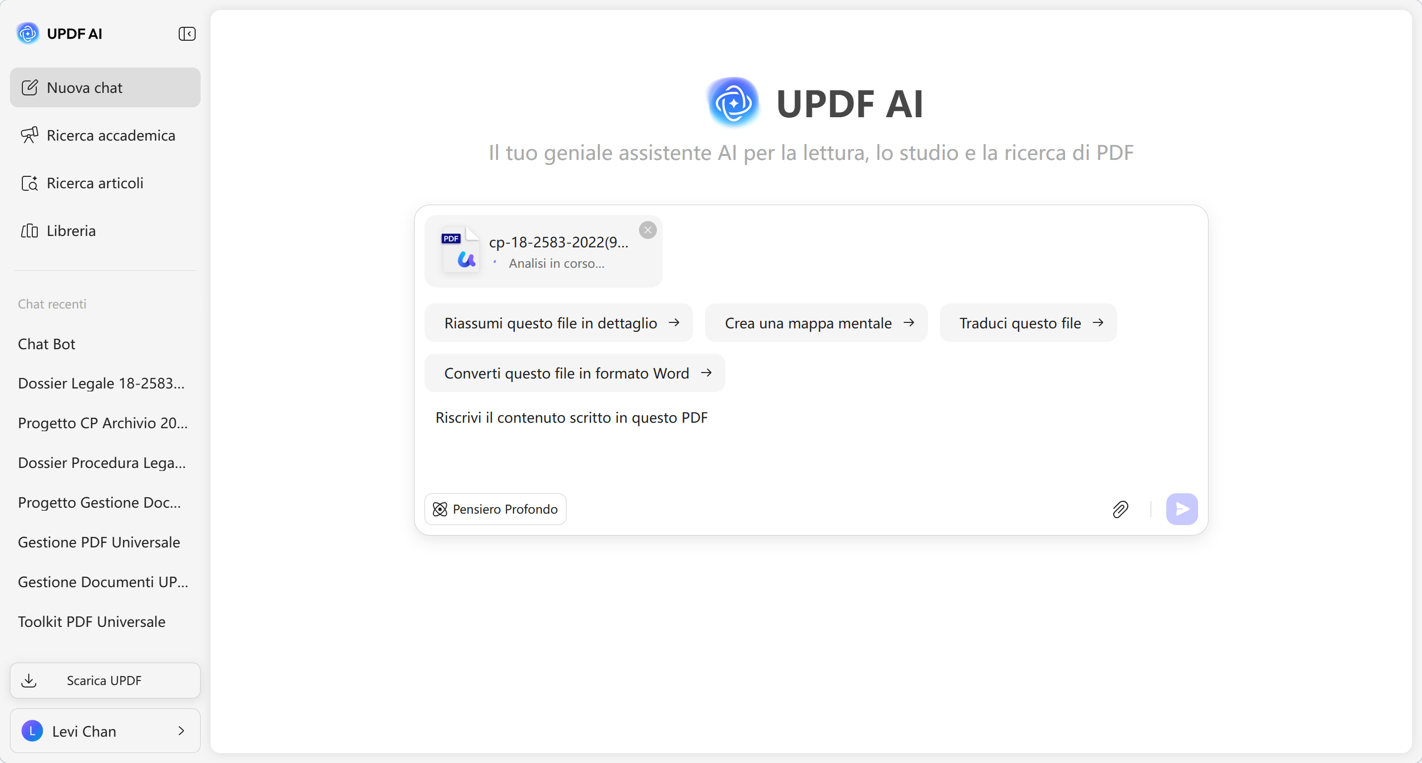 rewrite pdf content with updf ai