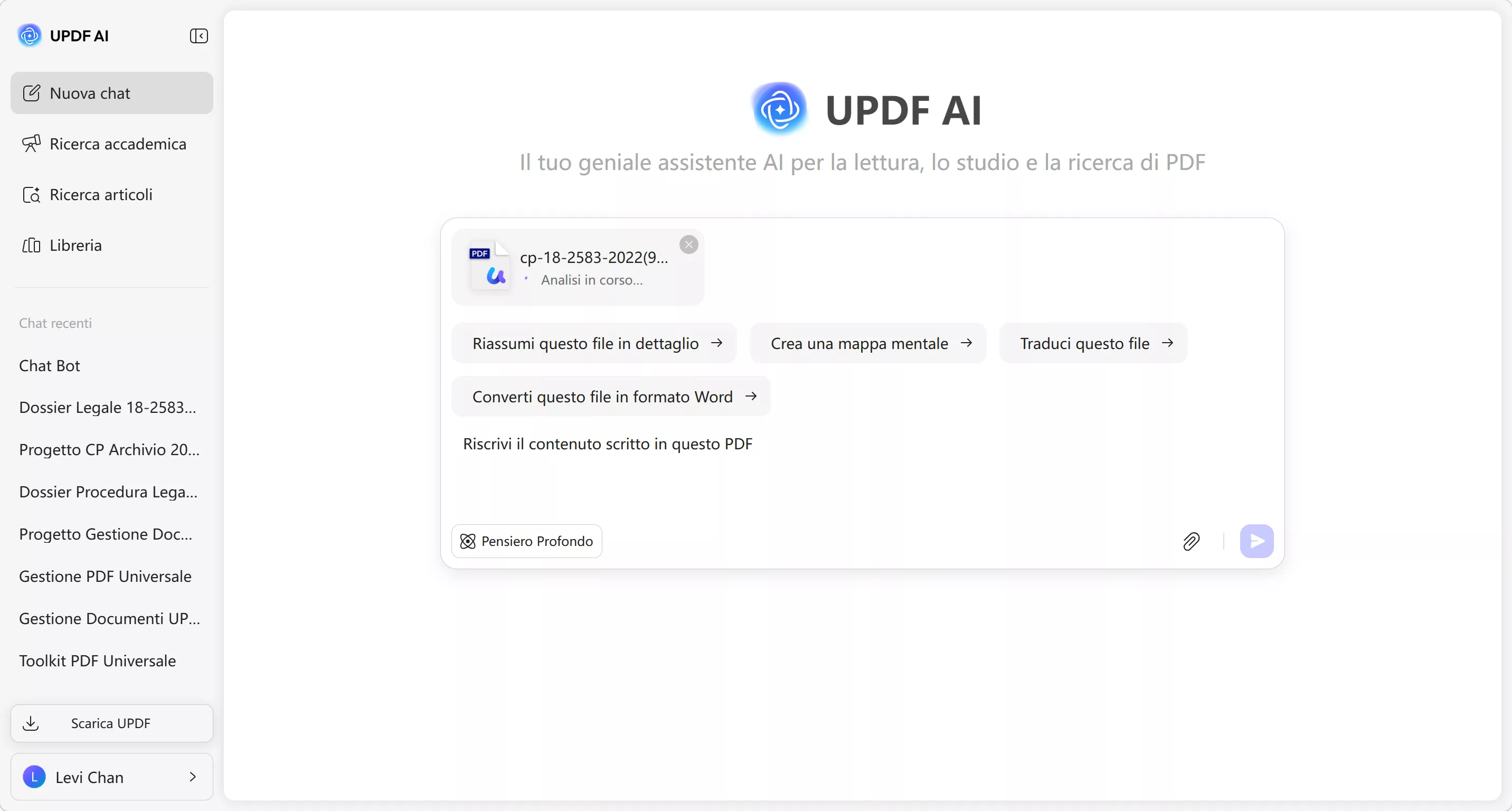 rewrite pdf content with updf ai