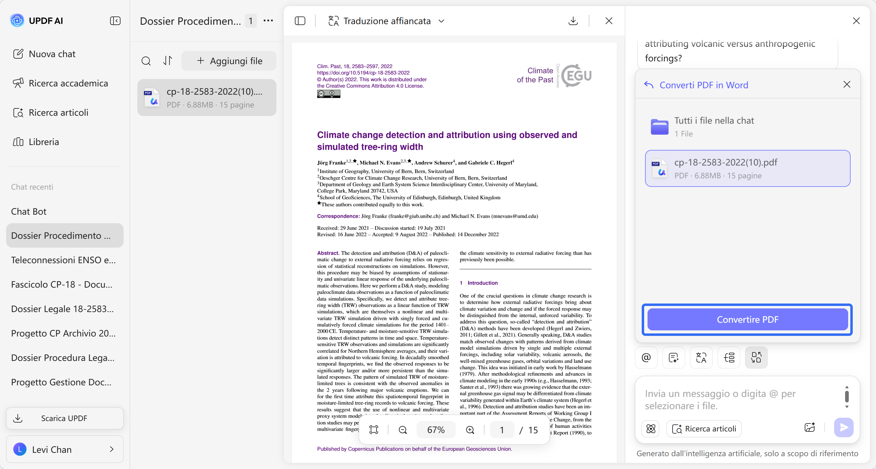 tap the convert pdf button