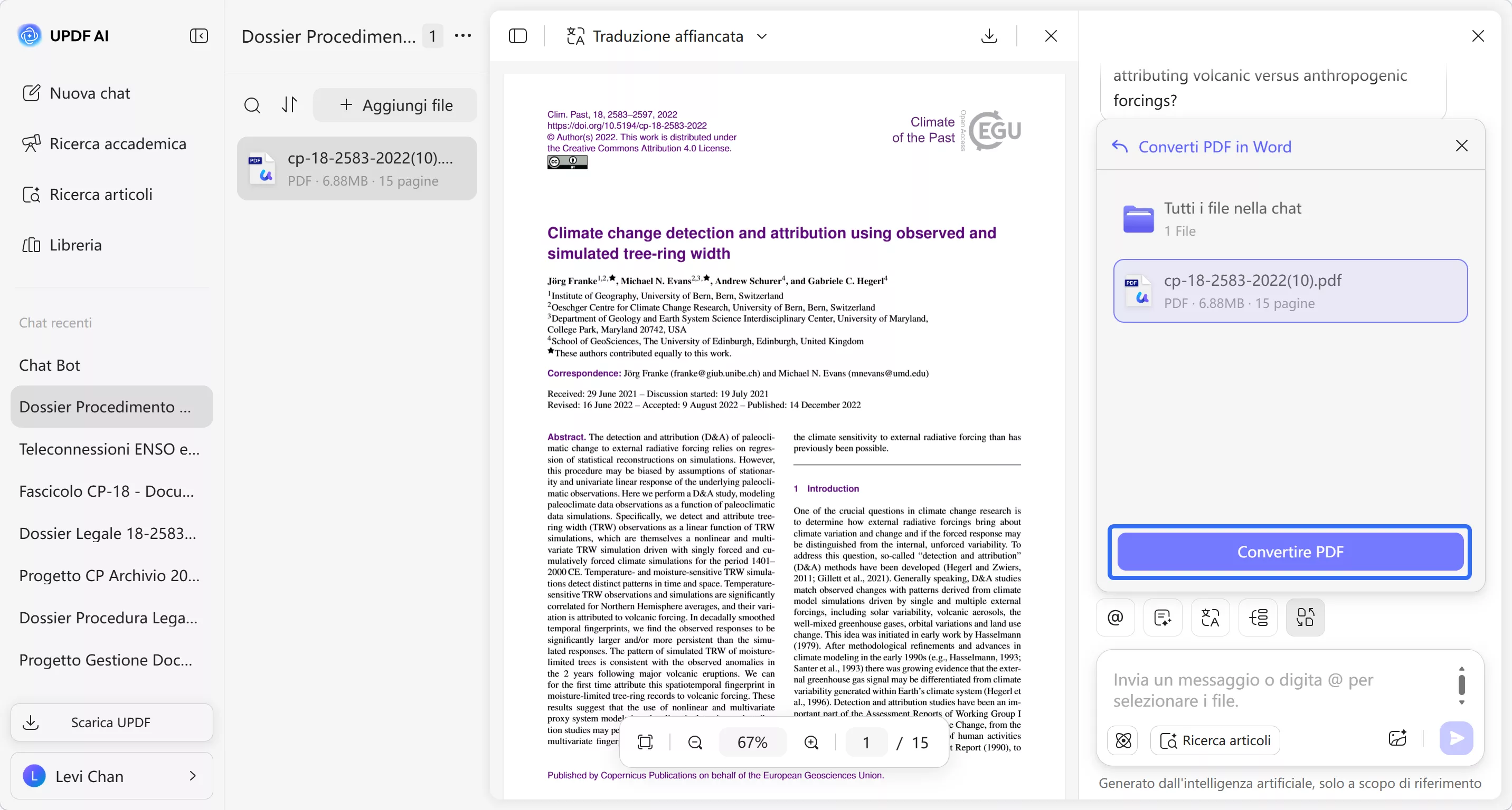tap the convert pdf button