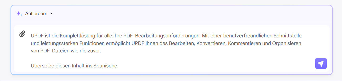 Wie Sie AI im Vertrieb einsetzen, geben Sie den Prompt ein.