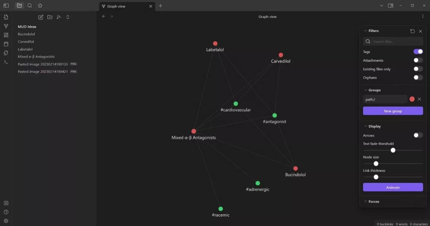 how to use obsidian notes visualize linked notes