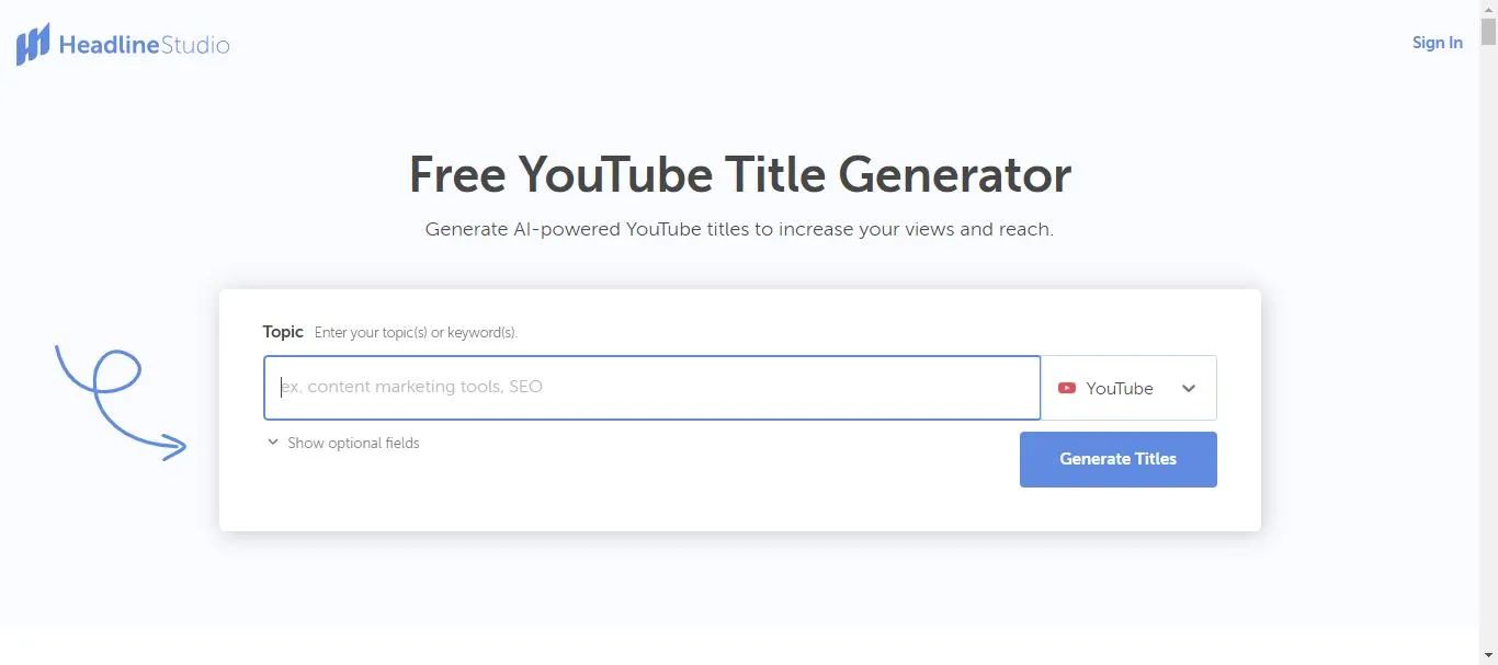 coschedule youtube ai title generator.