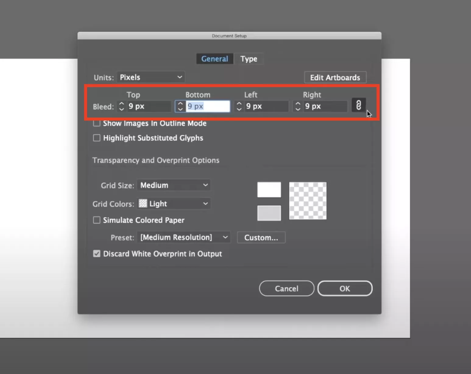 add bleed to pdf with illustrator