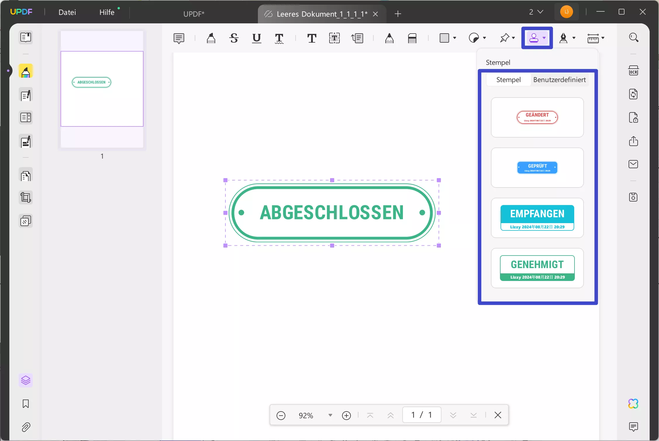 So erstellen Sie einen Stempel in Adobe