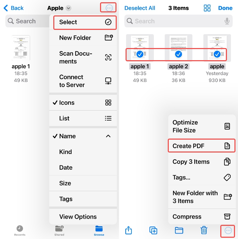 apple merge pdf
