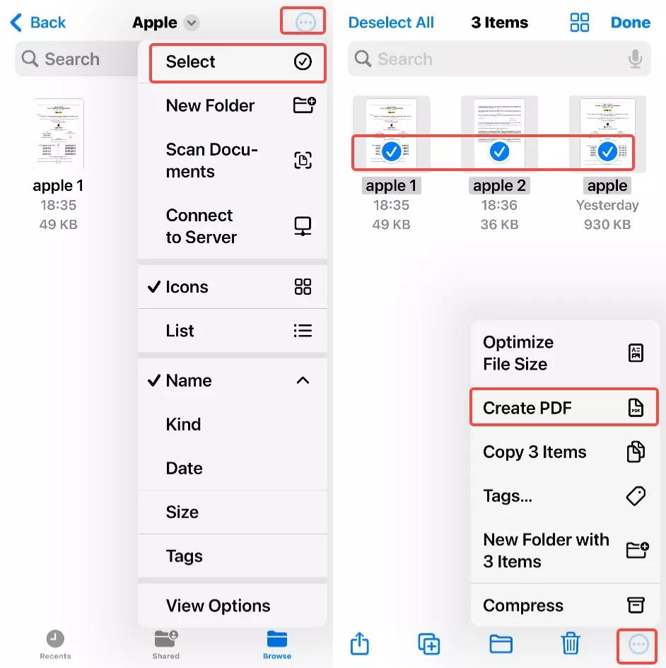 apple merge pdf