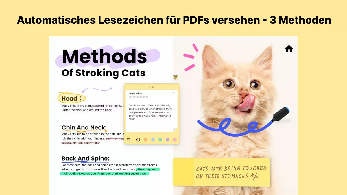 Automatisches Lesezeichen für PDFs versehen - 3 Methoden