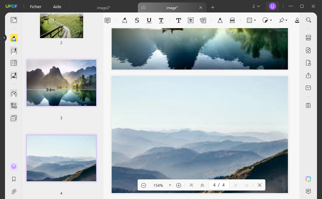 enregistrez votre PDF avec UPDF pour convertir par lots des images en PDF