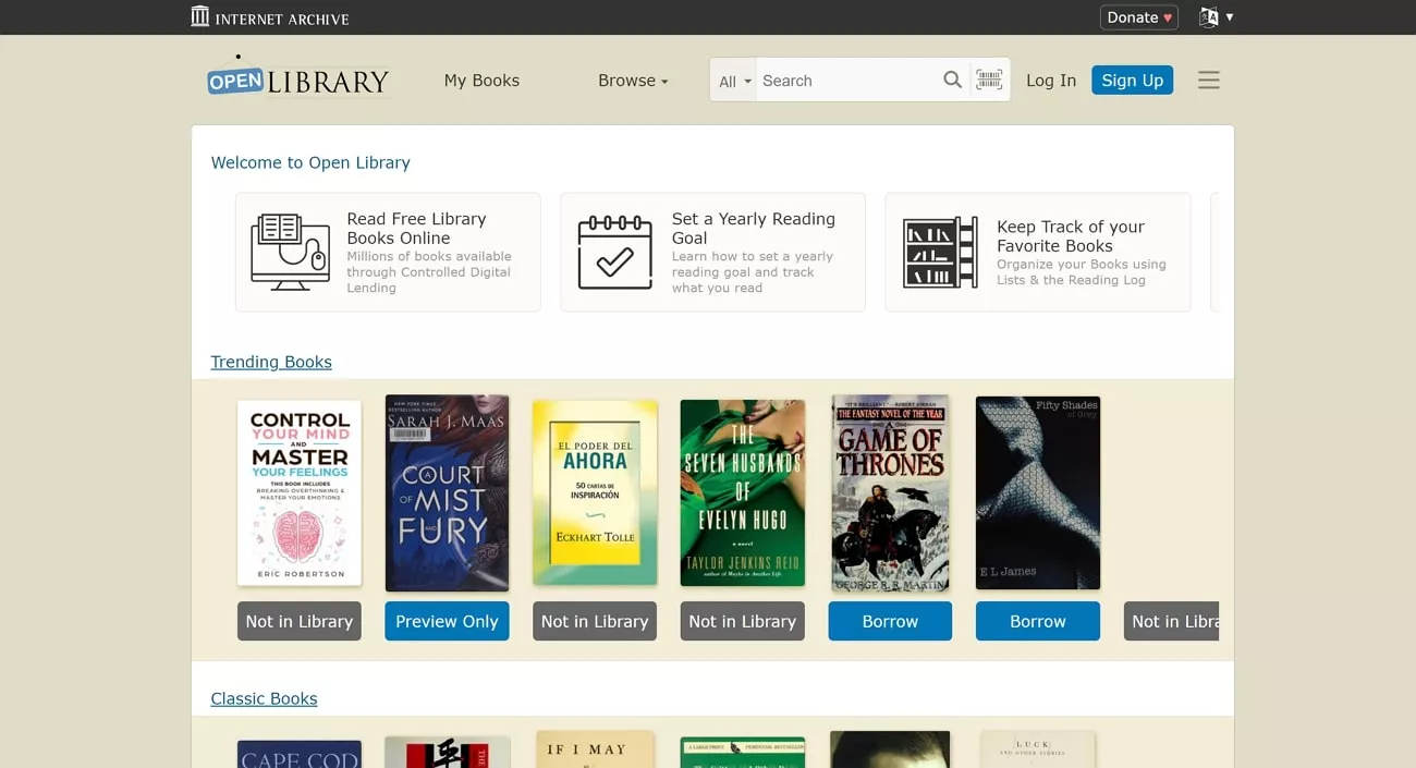 open library ebook platform