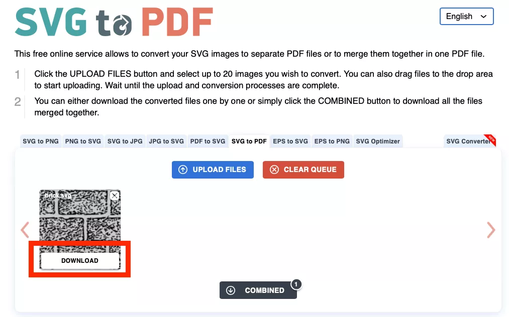 Convertire SVG in PDF con SVGtoPDF