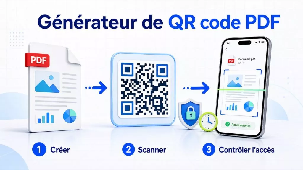 Comparer cinq générateurs de QR code PDF pour partager un document