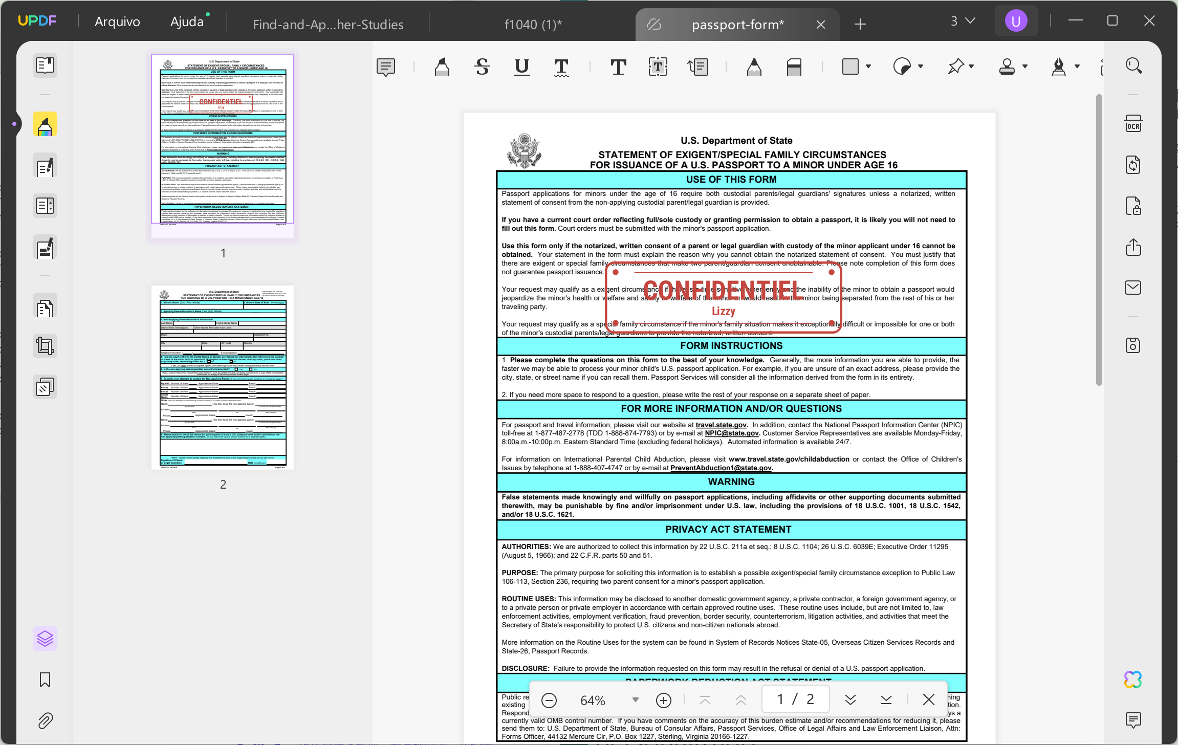 copiar carimbo para pdf colar o carimbo em outro PDF com UPDF