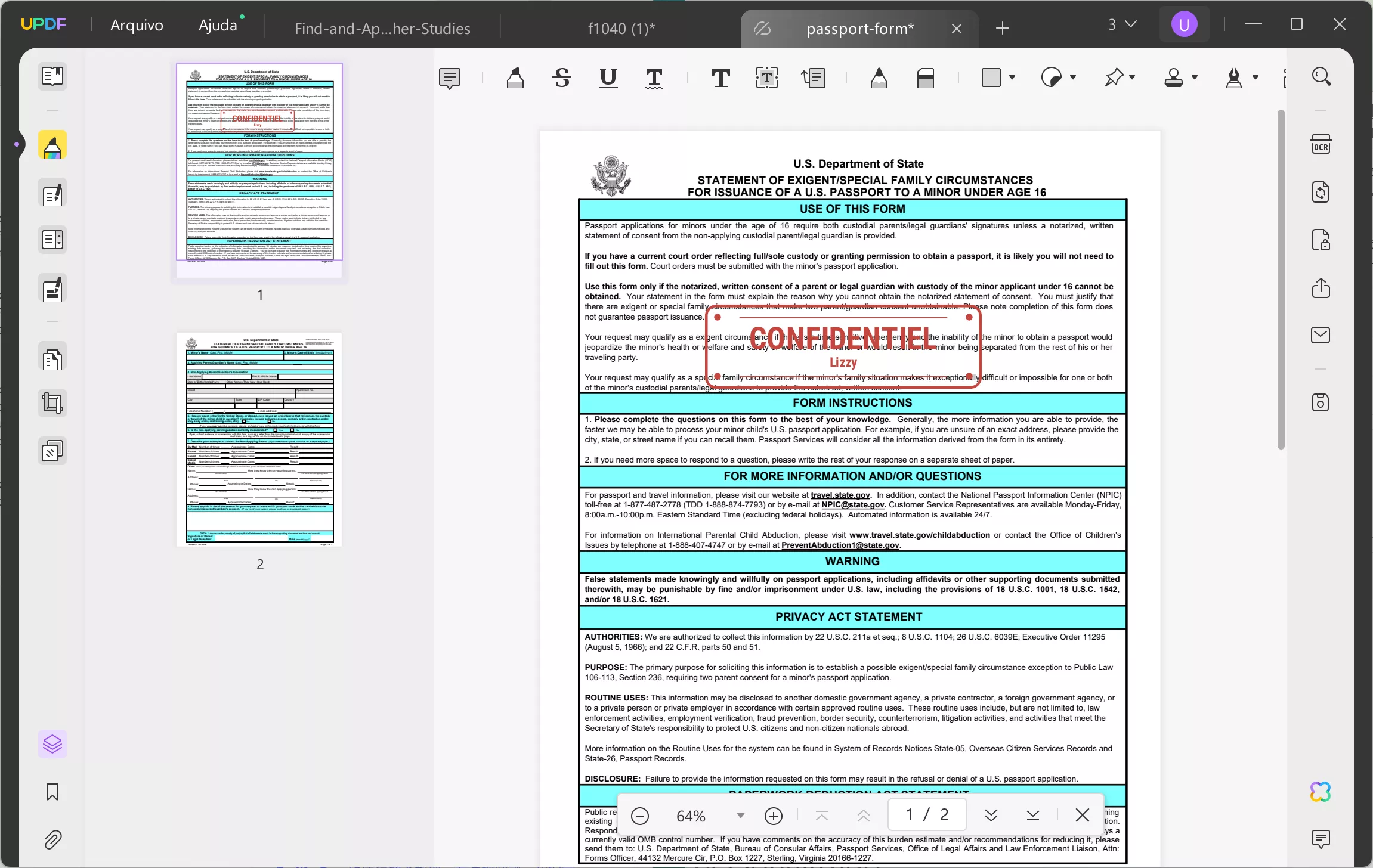 copiar carimbo para pdf colar o carimbo em outro PDF com UPDF