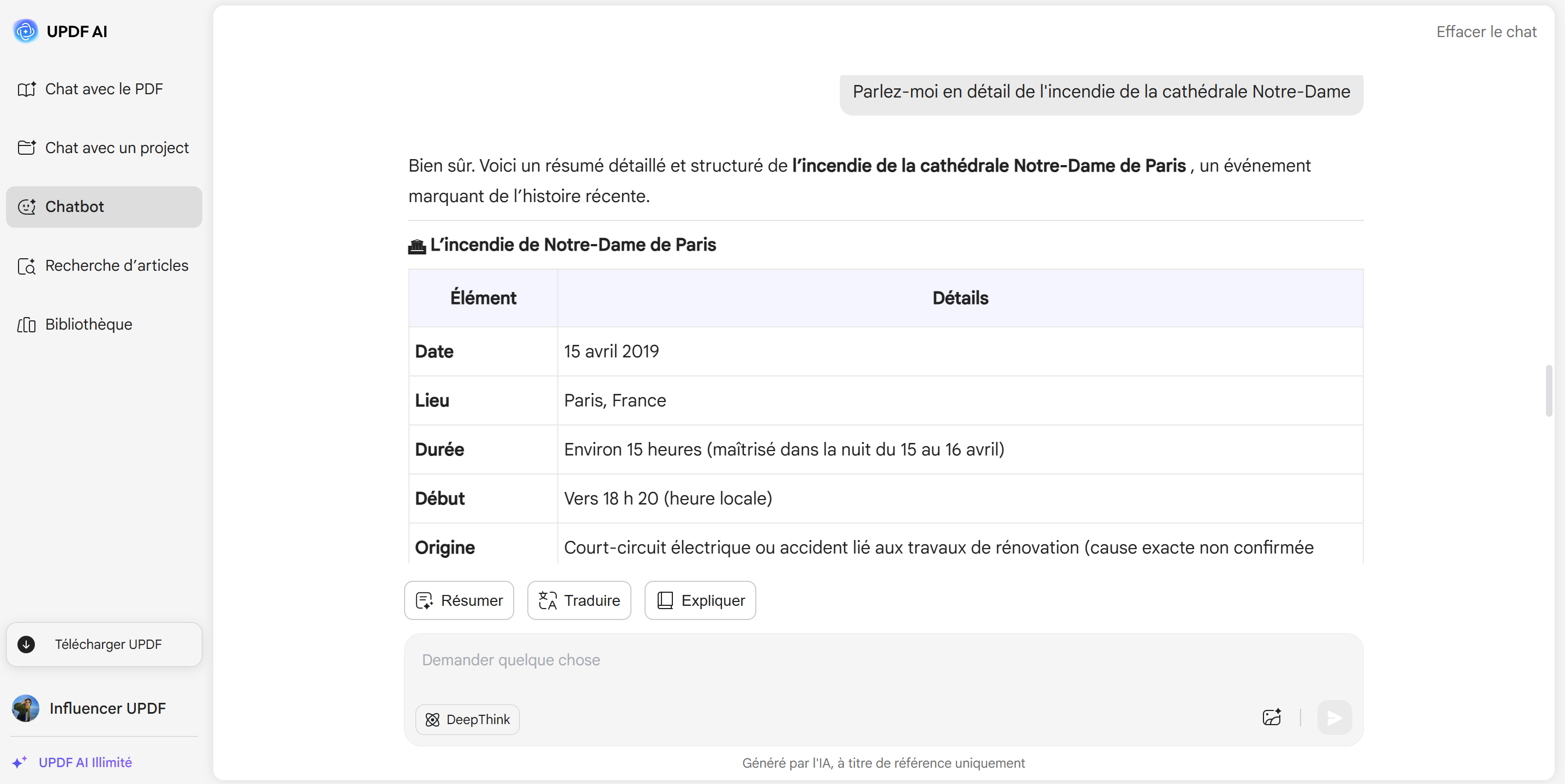 analyser pdf ia