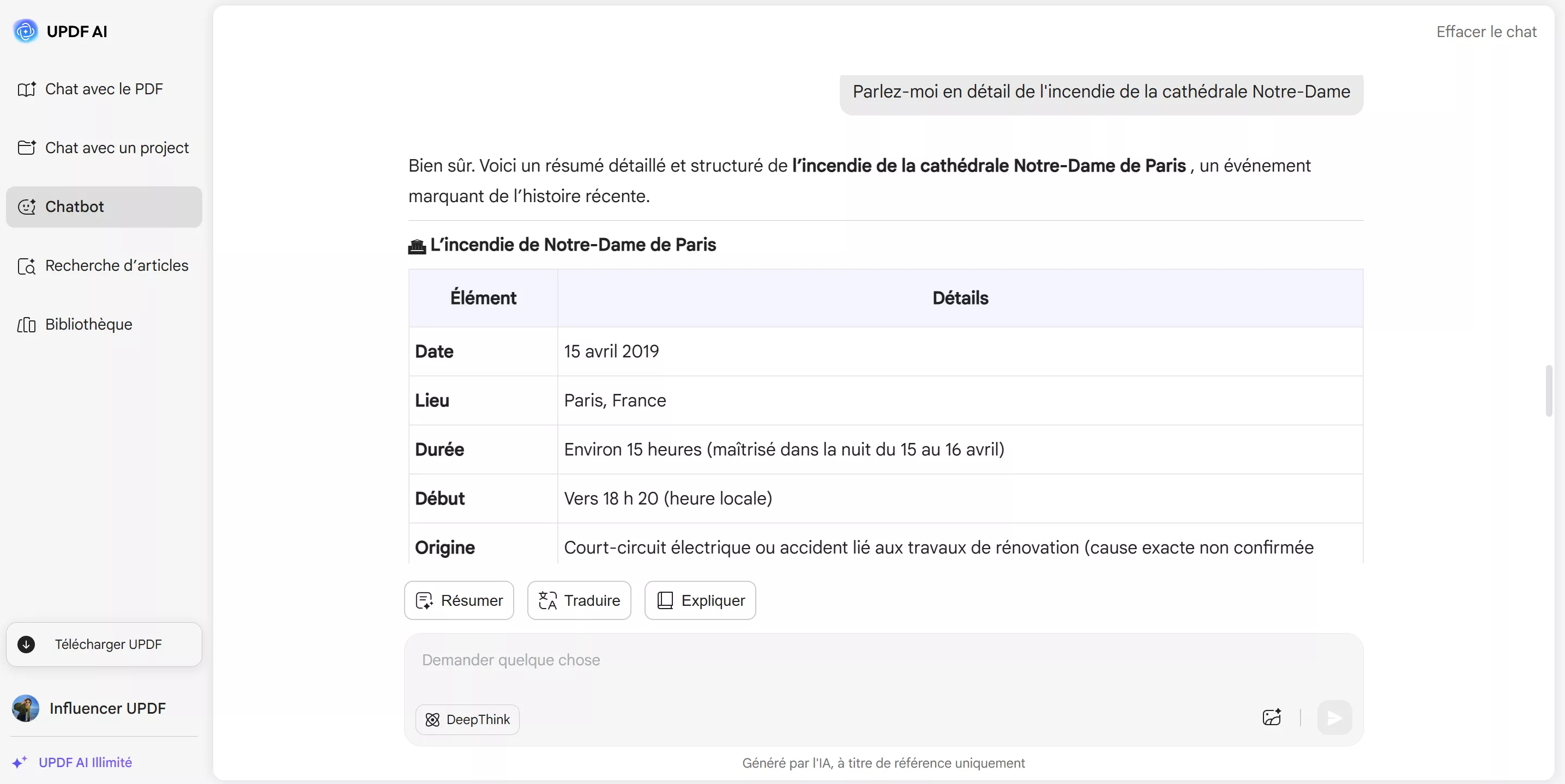 analyser pdf ia